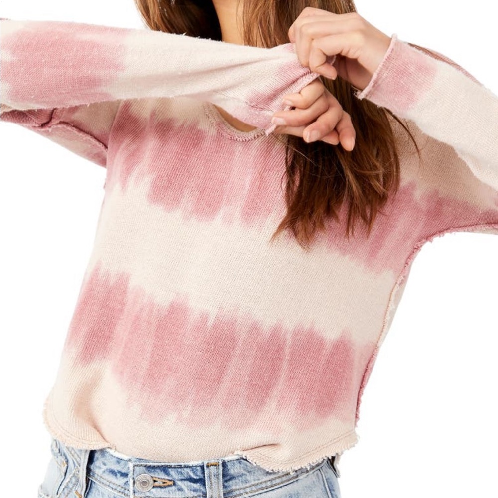 FP Clover Bark knit top- SM